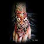 Asiatisches Tattoo Tiger Graz