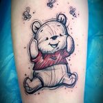 Sketch Style Tattoo Winnie Pooh